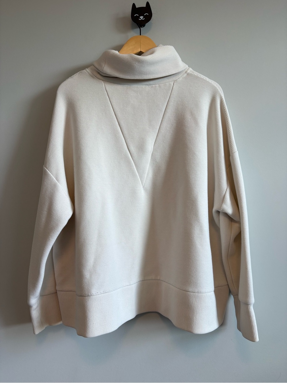 Shambhala Oversized Ribbed Turtleneck Sweater | Size XL - Picture 6 of 8